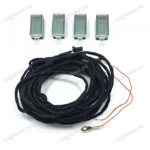 Kit retrofit lumini picioare Led VW Passat Golf Jetta Tiguan Touran