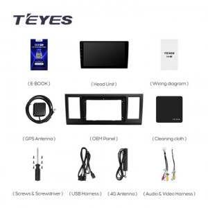 Navigatie Auto Teyes CC3 2K Volkswagen Transporter T6 2015-2020 6+128GB 9.5" QLED Octa-core 2Ghz, Android 4G Bluetooth 5.1 DSP - Img 8