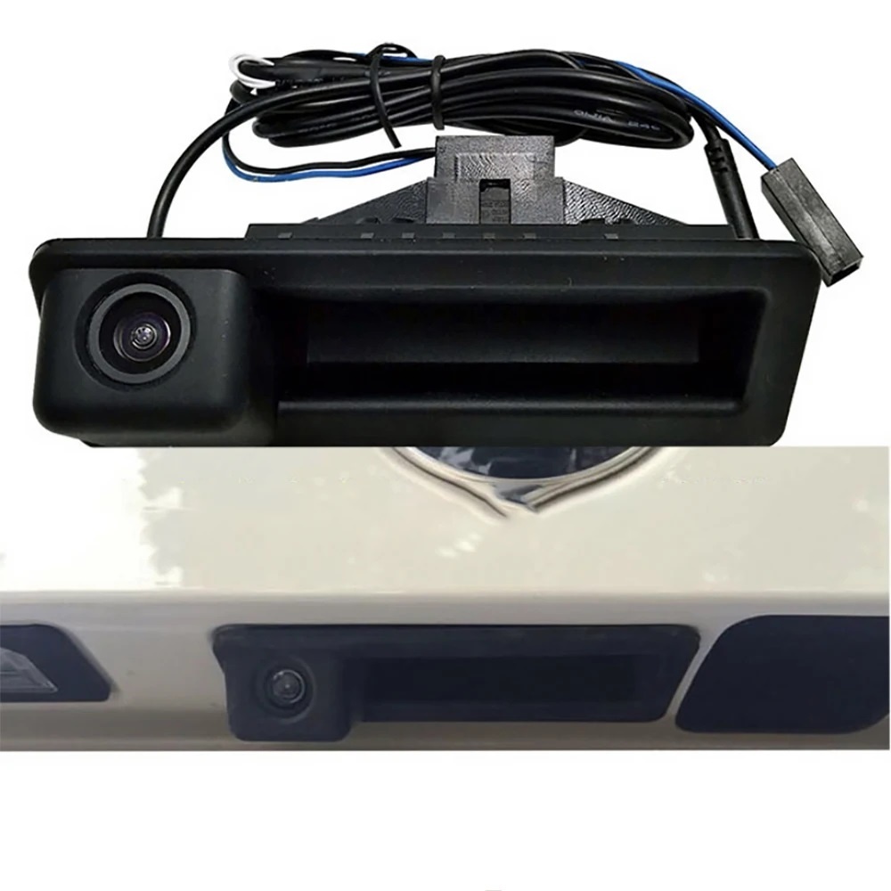 Camera marsarier dedicata BMW Seria 1 (E81 / E87) 2007 - 2013 tip maner portbagaj, AHD 720P, Night Vision, rezistenta la apa si praf, cablu video 6m - 3 | YEO