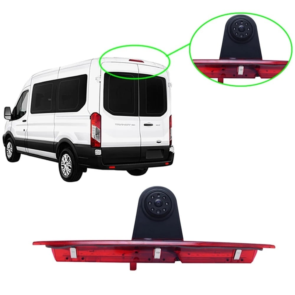 Camera marsarier dedicata Ford Transit 2014 - 2020 tip stop frana, AHD 720P, Night Vision, rezistenta la apa si praf, cablu video 6m - 3 | YEO