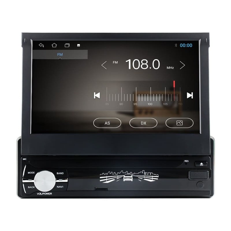 Navigatie 1DIN cu Android Fiat Punto 1993 - 1999, 1GB RAM, Radio GPS Dual Zone, Display HD 7