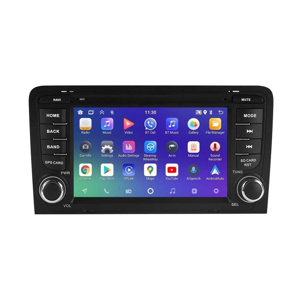 Navigatie dedicata cu Android Audi A3 (8P1) 2003 - 2013, 2GB RAM, Radio GPS Dual Zone, Display HD 7