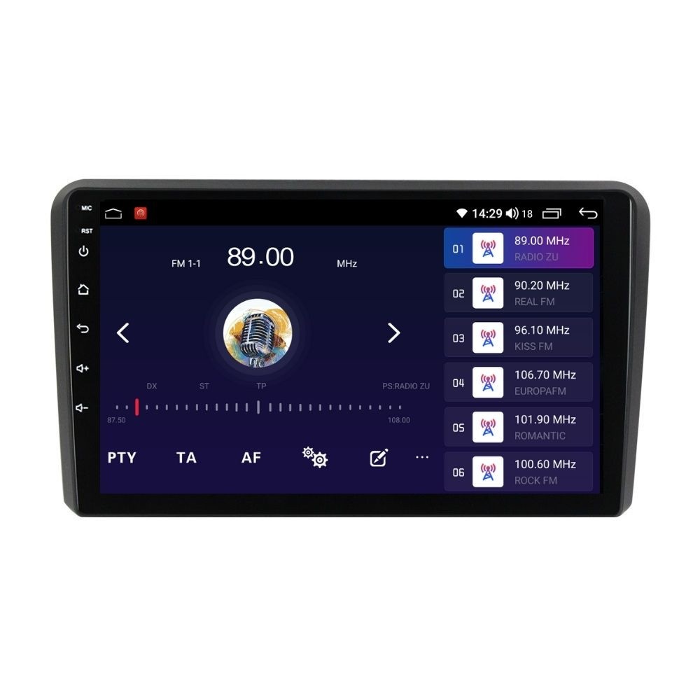 Navigatie dedicata cu Android Audi A3 (8P1) 2003 - 2013, 2GB RAM, Radio GPS Dual Zone, Display HD QLED 9