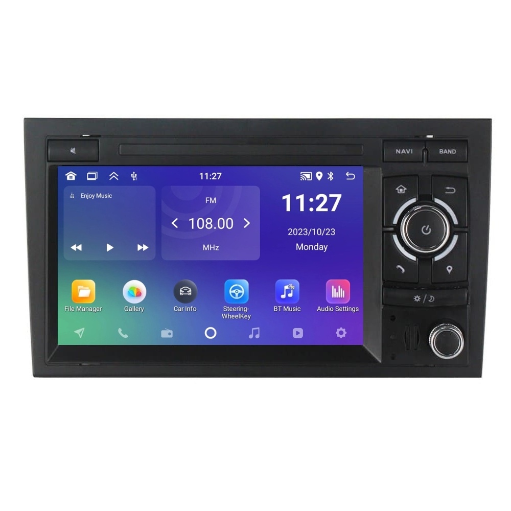 Navigatie dedicata cu Android Audi A4 (B6, B7) 2000 - 2008, 2GB RAM, Radio GPS Dual Zone, Display HD IPS 7