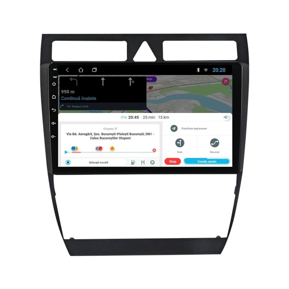 Navigatie dedicata cu Android Audi A6 (C5) 1997 - 2005, 2GB RAM, Radio GPS Dual Zone, Display HD IPS 9" Touchscreen, Internet Wi-Fi, Bluetooth, MirrorLink, USB - Imagine 7