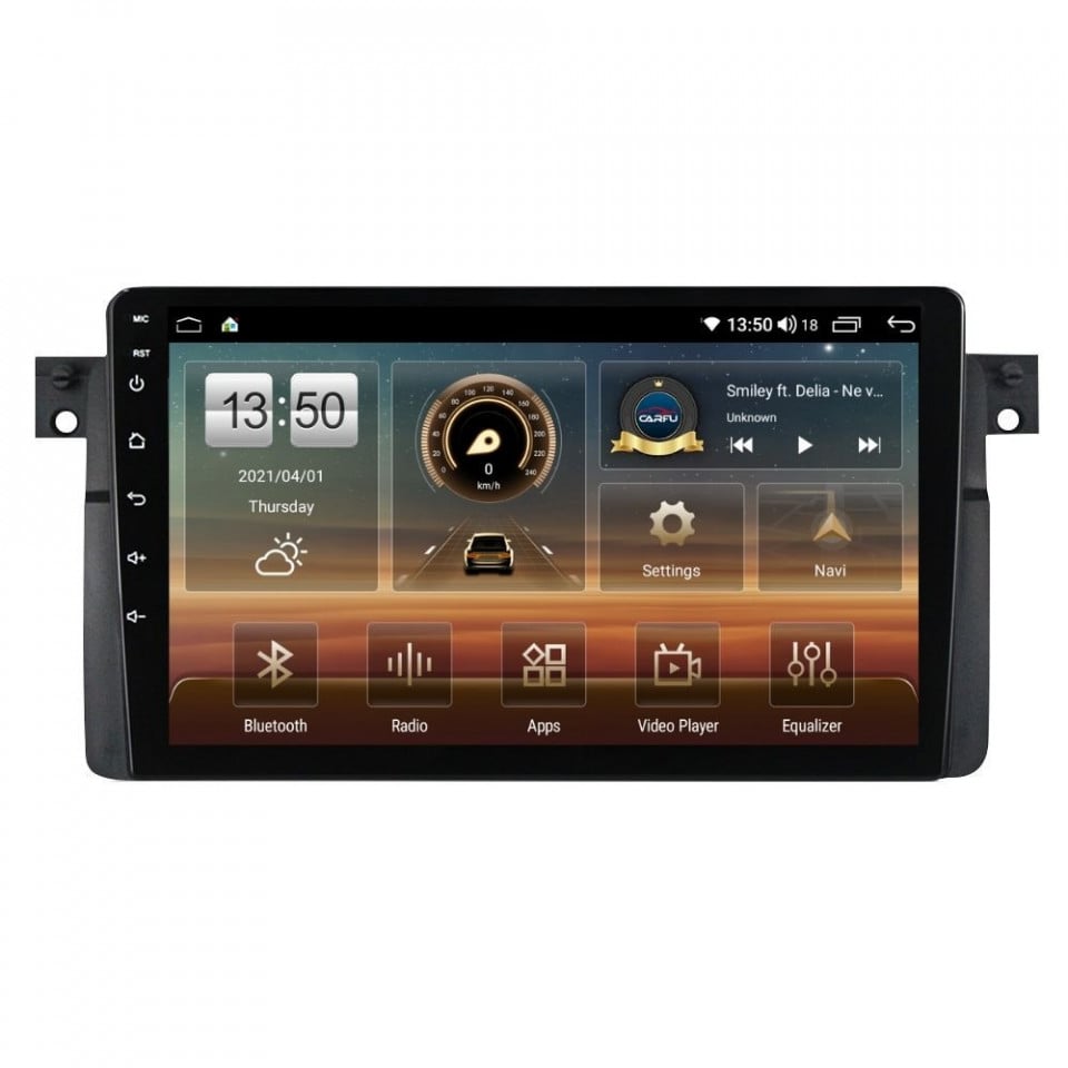 Navigatie dedicata cu Android BMW Seria 3 (E46) 1997 - 2005, 6GB RAM, Radio GPS Dual Zone, Display HD QLED 9