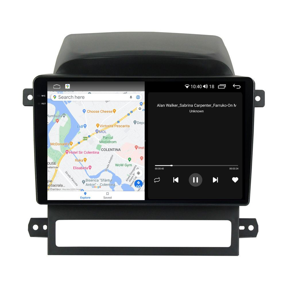 Navigatie dedicata cu Android Chevrolet Captiva 2006 - 2011, 8GB RAM, Radio GPS Dual Zone, Display 2K QLED 9.5