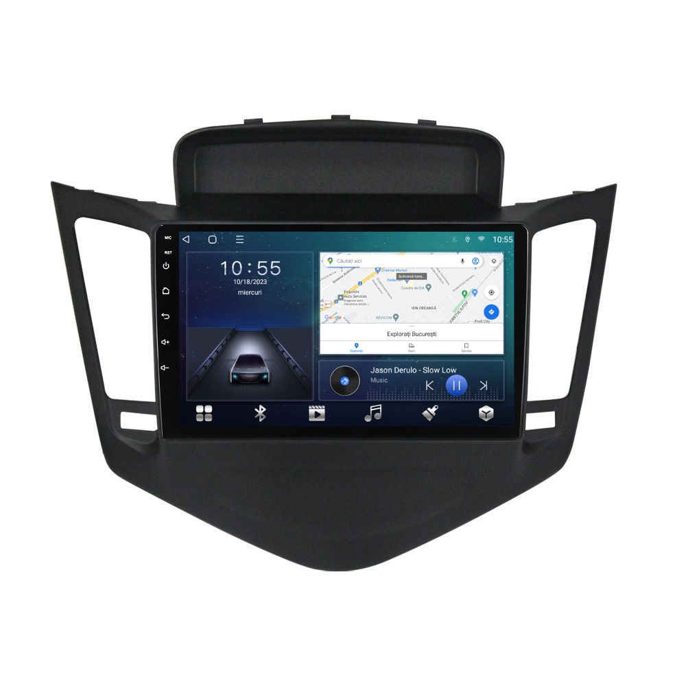 Navigatie dedicata cu Android Chevrolet Cruze 2008 - 2013, 2GB RAM, Radio GPS Dual Zone, Display HD QLED 9