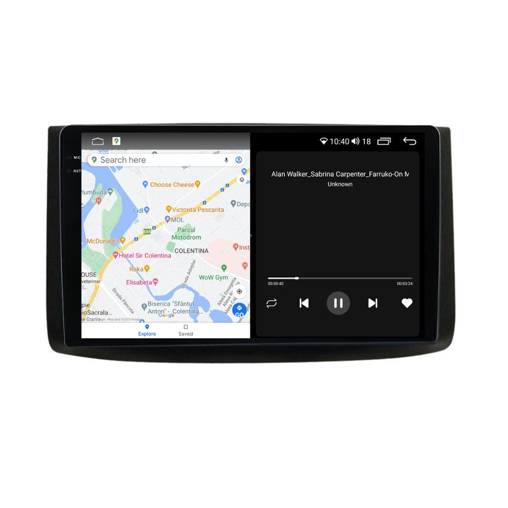 Navigatie dedicata cu Android Chevrolet Kalos 2006 - 2011, 4GB RAM, Radio GPS Dual Zone, Display 2K QLED 9.5