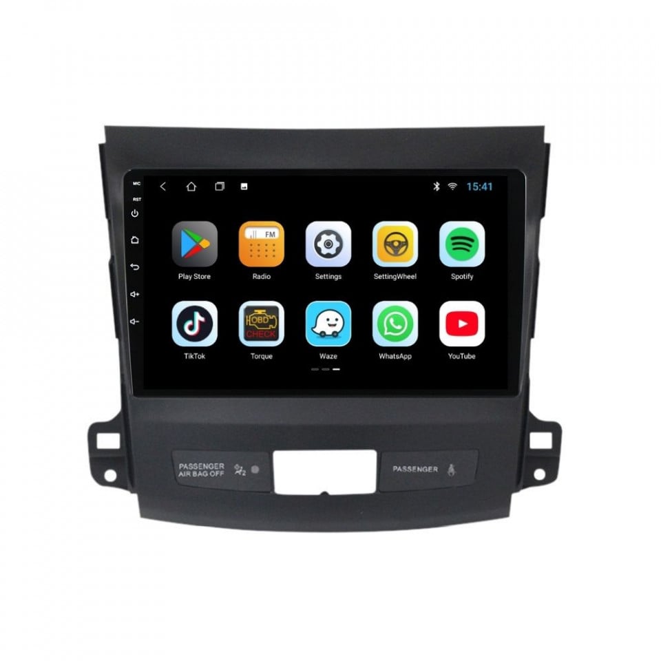 Navigatie dedicata cu Android Citroen C-Crosser 2007 - 2012, 2GB RAM, Radio GPS Dual Zone, Display HD IPS 9