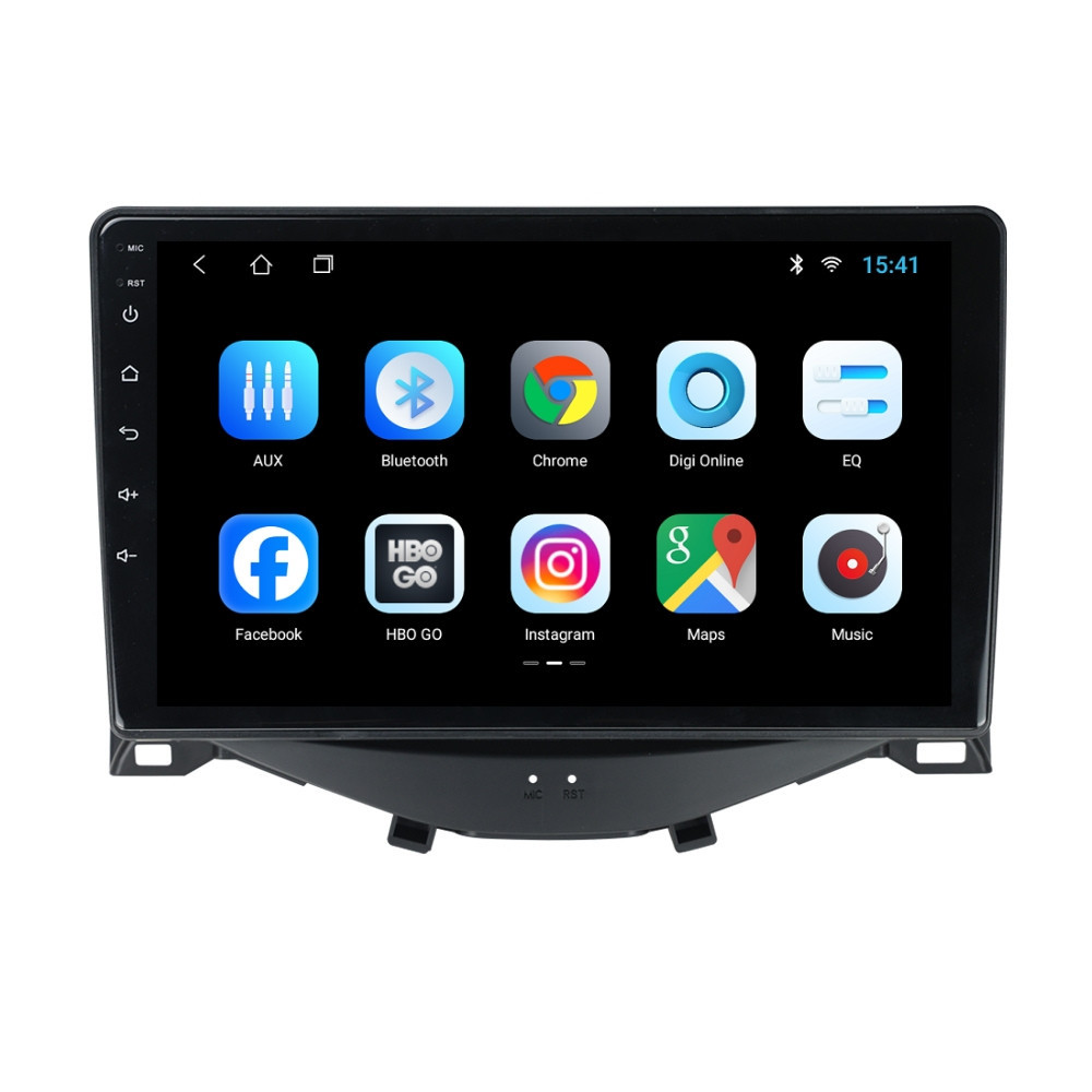 Navigatie dedicata cu Android Citroen C1 II 2014 - 2022, 2GB RAM, Radio GPS Dual Zone, Display HD IPS 9