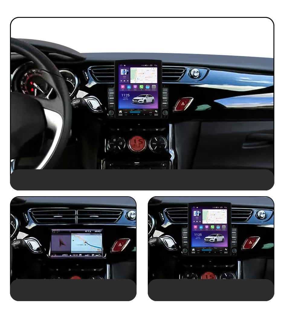 Navigatie dedicata cu Android Citroen C3 2009 - 2016, negru, 4GB RAM, Radio GPS Dual Zone, Touchscreen IPS 9.7