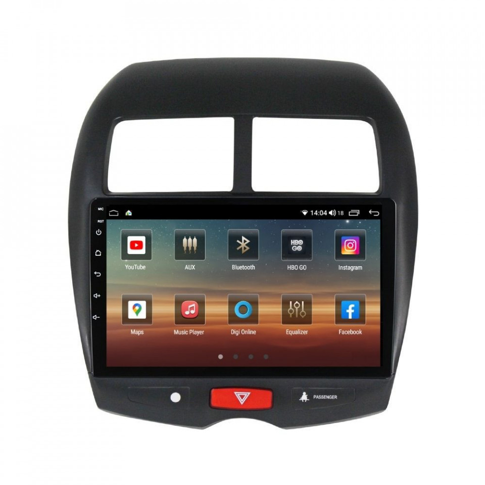 Navigatie dedicata cu Android Citroen C4 Aircross 2012 - 2017, 4GB RAM, Radio GPS Dual Zone, Display HD QLED 10