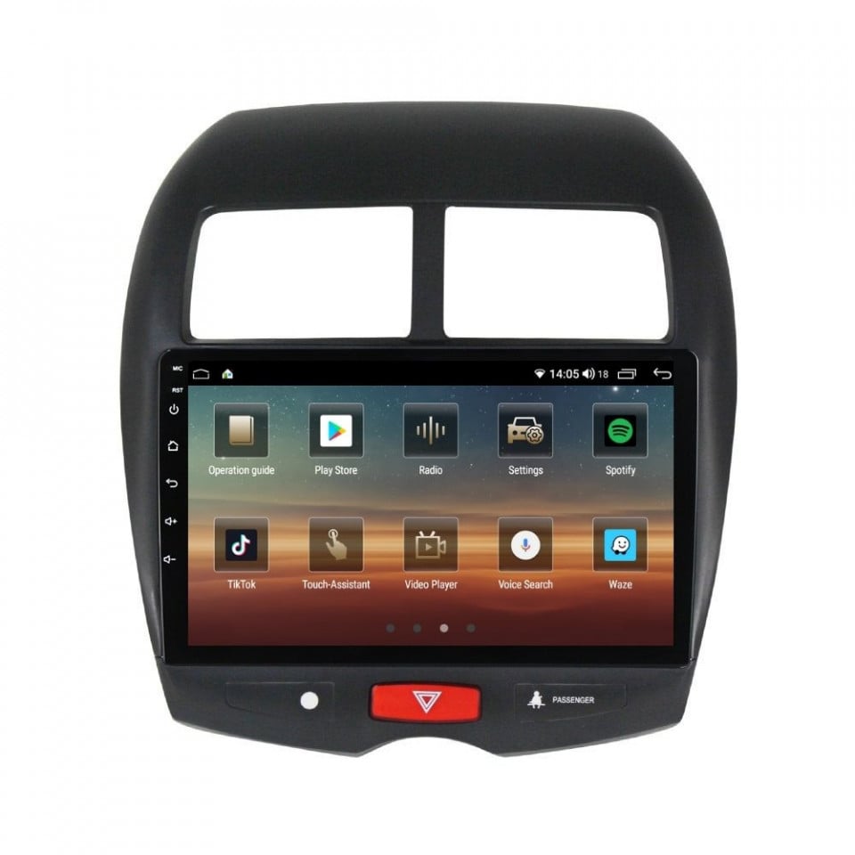 Navigatie dedicata cu Android Citroen C4 Aircross 2012 - 2017, 6GB RAM, Radio GPS Dual Zone, Display HD QLED 10