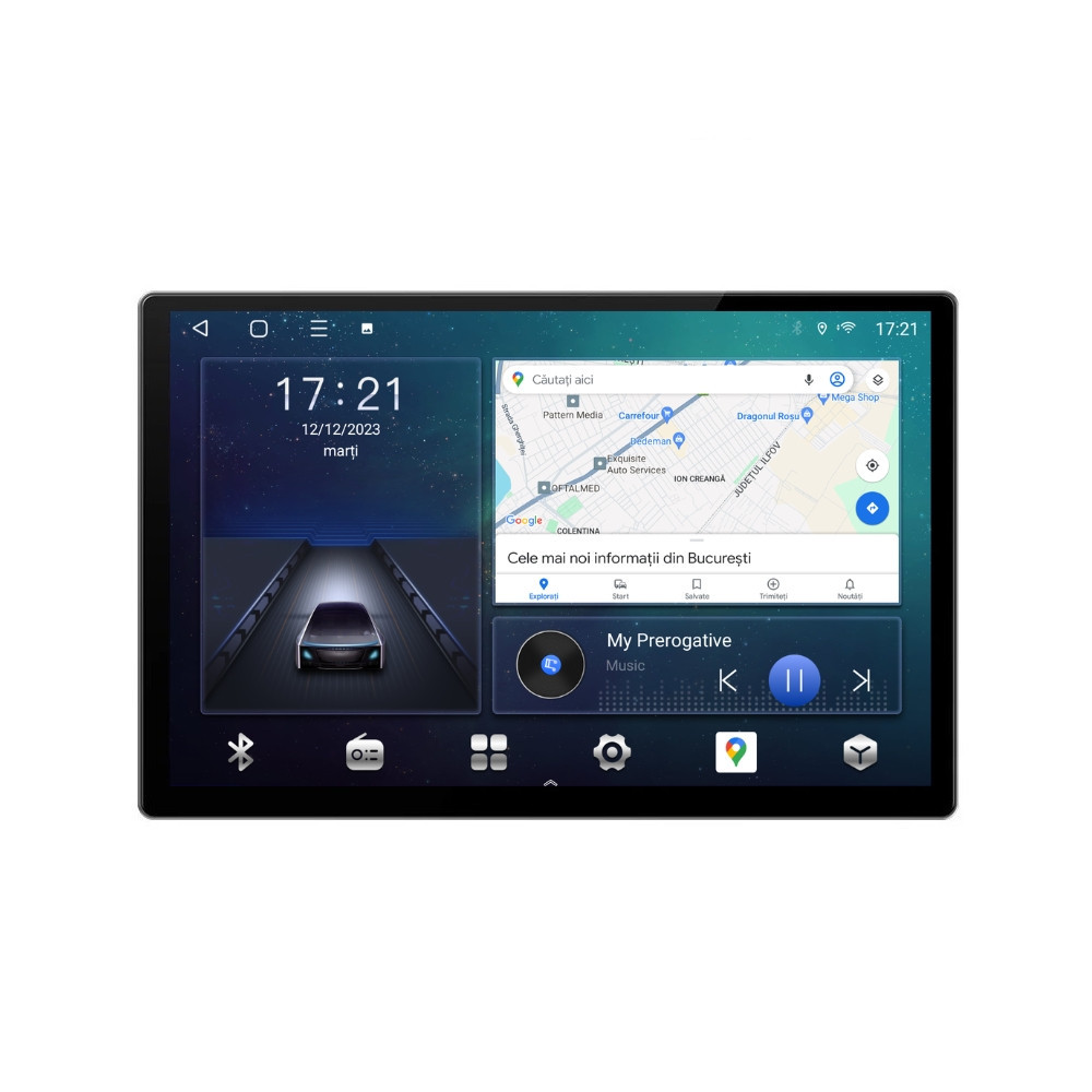 Navigatie dedicata cu Android Citroen C5 III 2008 - 2017, 2GB RAM, Radio GPS Dual Zone, Display 2K QLED 13