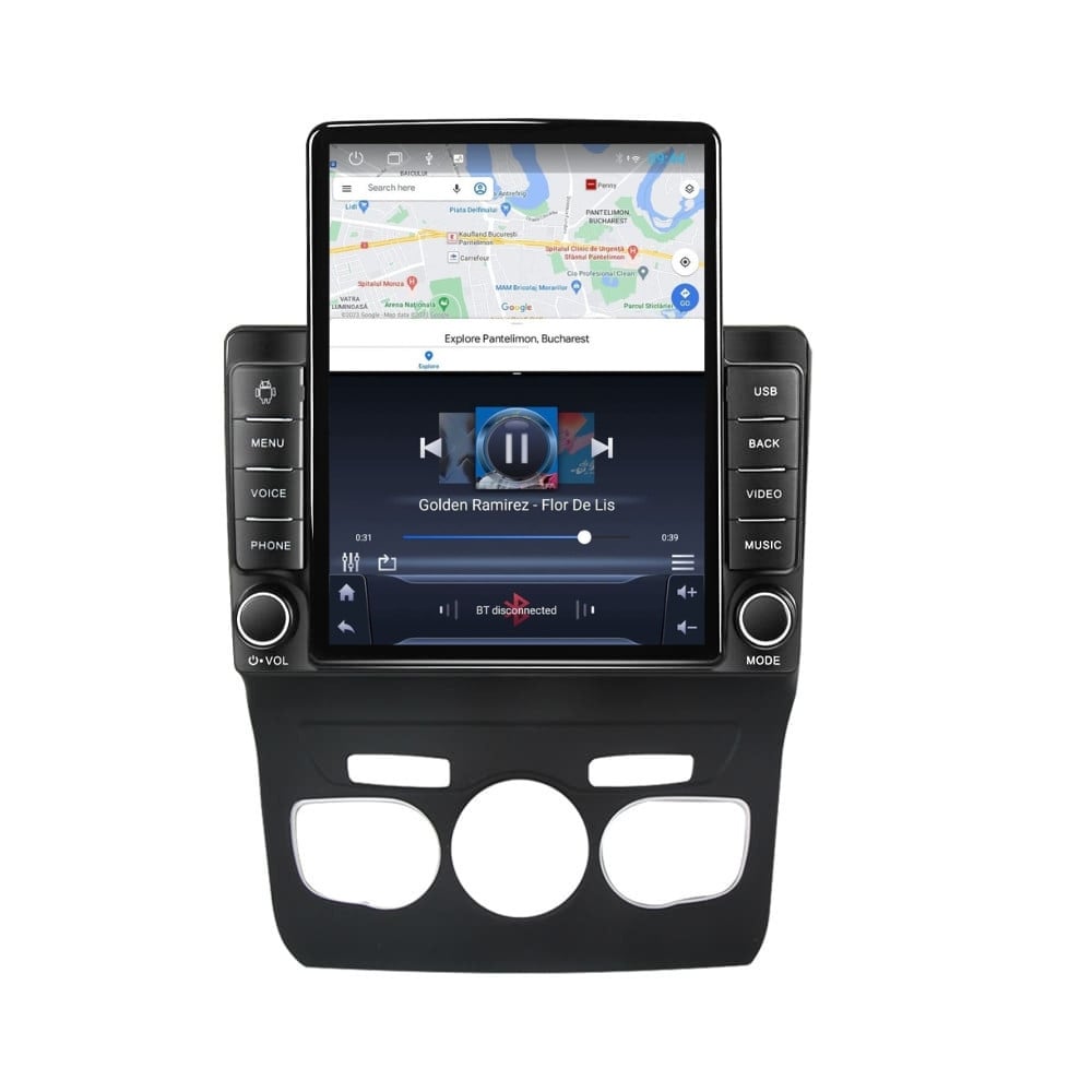 Navigatie dedicata cu Android Citroen DS4 2010 - 2018, clima automata, 1GB RAM, Radio GPS Dual Zone, Touchscreen IPS 9.7