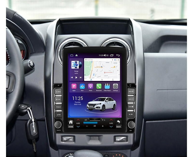 Navigatie dedicata cu Android Dacia Duster I 2013 - 2018, 4GB RAM, Radio GPS Dual Zone, Touchscreen IPS 9.7