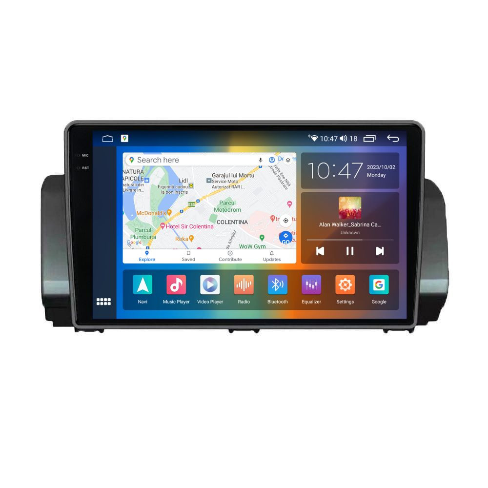 Navigatie dedicata cu Android Dacia Jogger dupa 2021, 4GB RAM, Radio GPS Dual Zone, Display 2K QLED 9.5