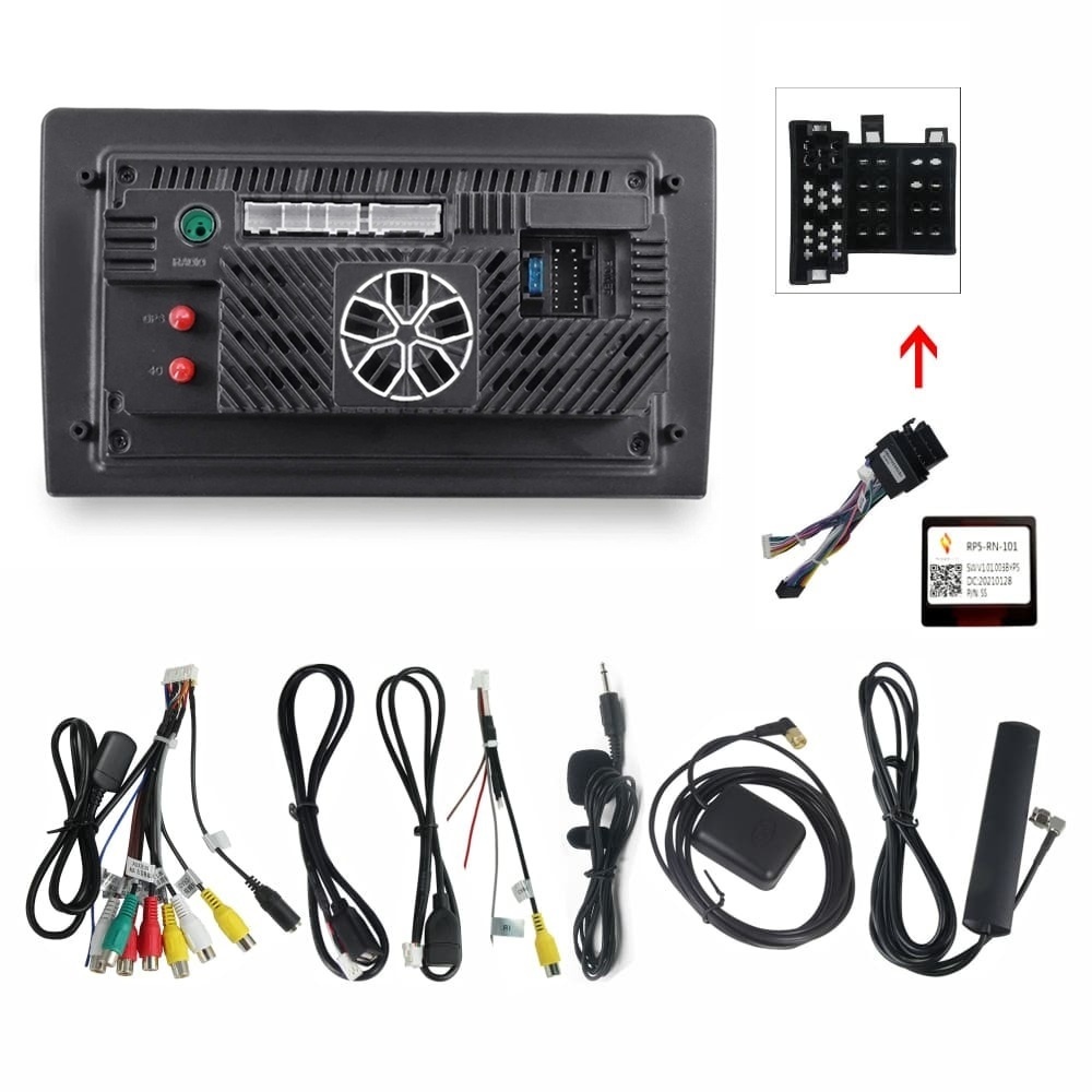 Navigatie dedicata cu Android Dacia Logan I 2008 - 2013, 4GB RAM, Radio GPS Dual Zone, Display HD QLED 9" Touchscreen, Internet Wi-Fi si slot SIM 4G, Bluetooth, MirrorLink, USB - Imagine 5