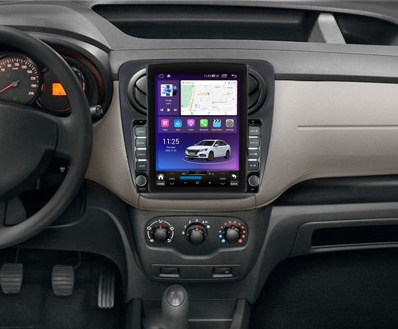 Navigatie dedicata cu Android Dacia Logan II 2012 - 2020, 8GB RAM, Radio GPS Dual Zone, Touchscreen IPS 9.7