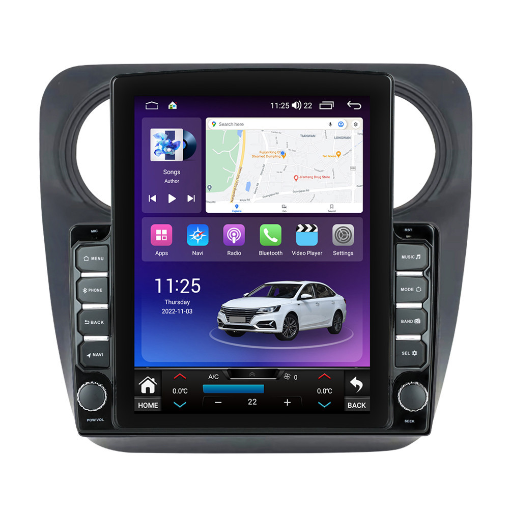 Navigatie dedicata cu Android Dacia Sandero II 2012 - 2020, 8GB RAM, Radio GPS Dual Zone, Touchscreen IPS 9.7