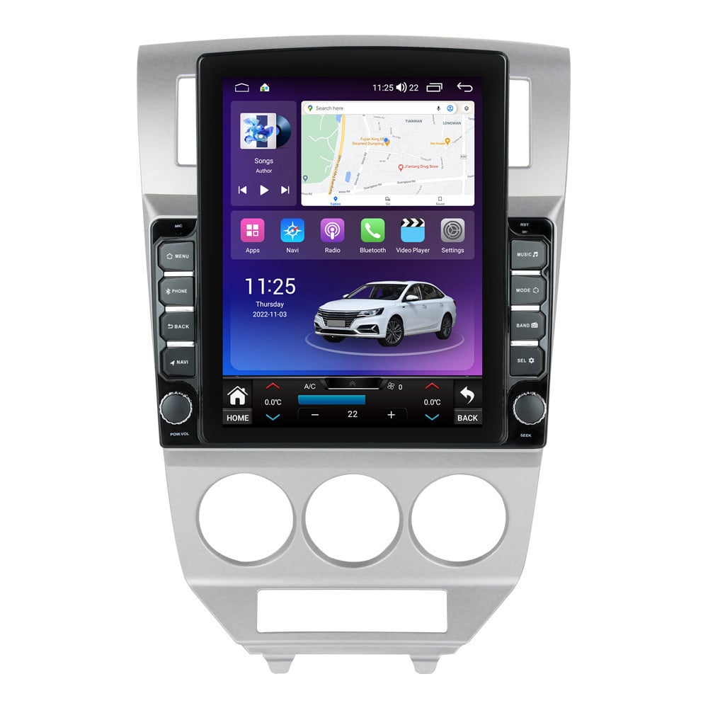 Navigatie dedicata cu Android Dodge Caliber 2006 - 2010, 8GB RAM, Radio GPS Dual Zone, Touchscreen IPS 9.7