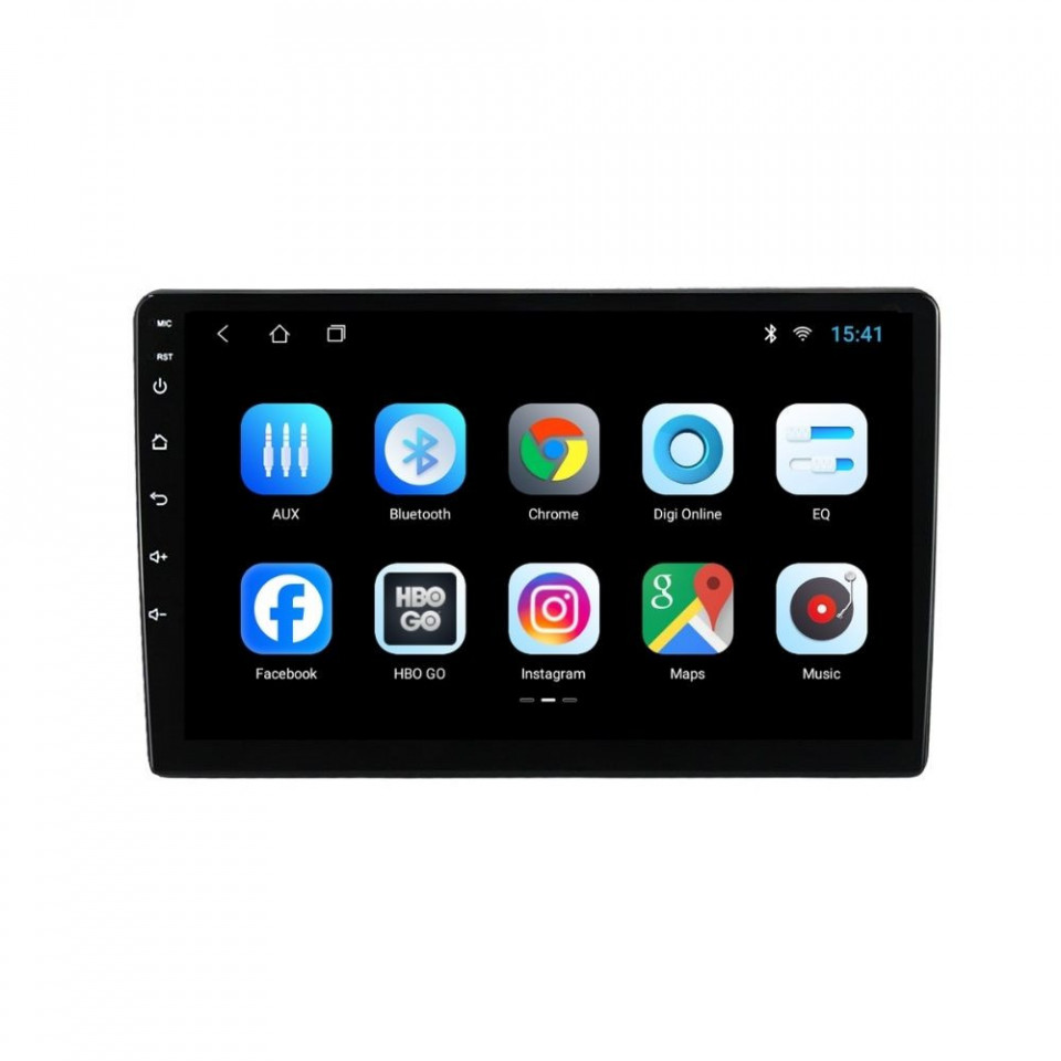 Navigatie dedicata cu Android Fiat 500 2015 - 2020, 2GB RAM, Radio GPS Dual Zone, Display HD IPS 9