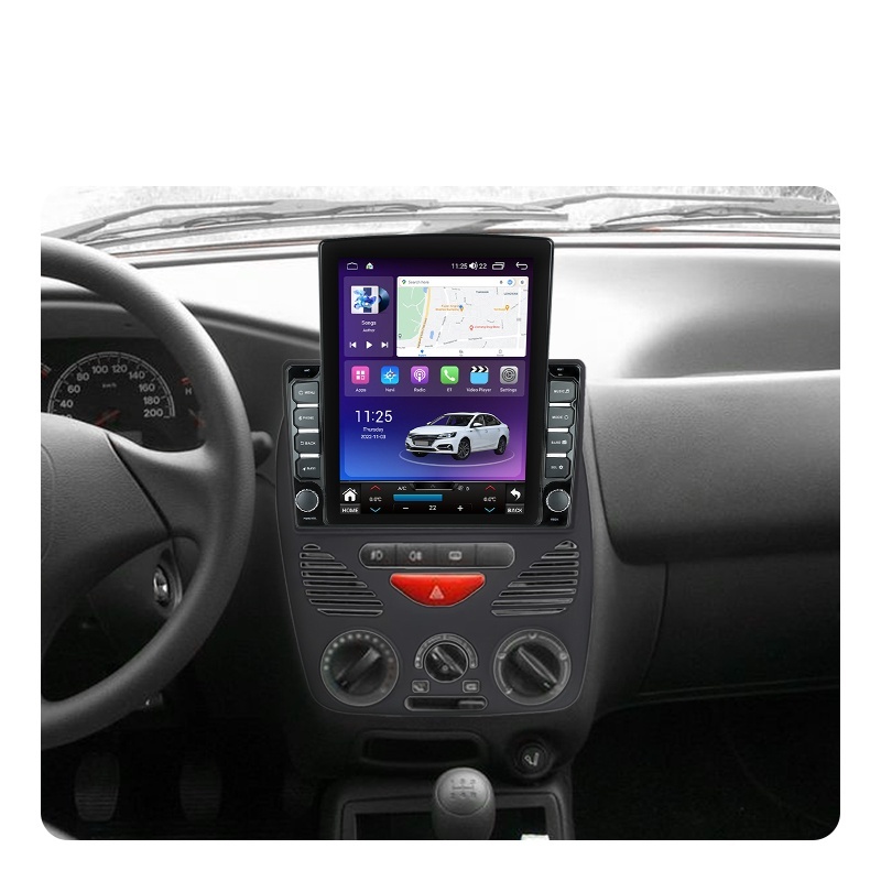 Navigatie dedicata cu Android Fiat Albea 2002 - 2009, 4GB RAM, Radio GPS Dual Zone, Touchscreen IPS 9.7