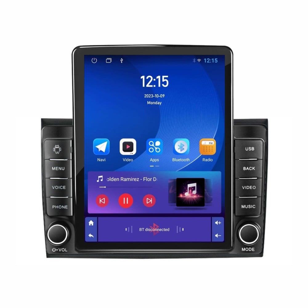 Navigatie dedicata cu Android Fiat Bravo 2007 - 2016, 1GB RAM, Radio GPS Dual Zone, Touchscreen IPS 9.7