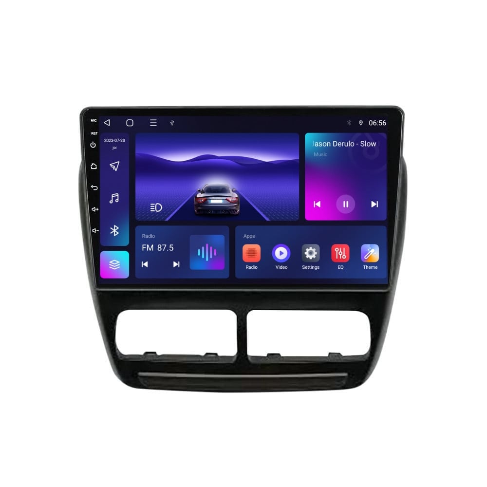 Navigatie dedicata cu Android Fiat Doblo 2010 - 2015, 2GB RAM, Radio GPS Dual Zone, Display HD QLED 10