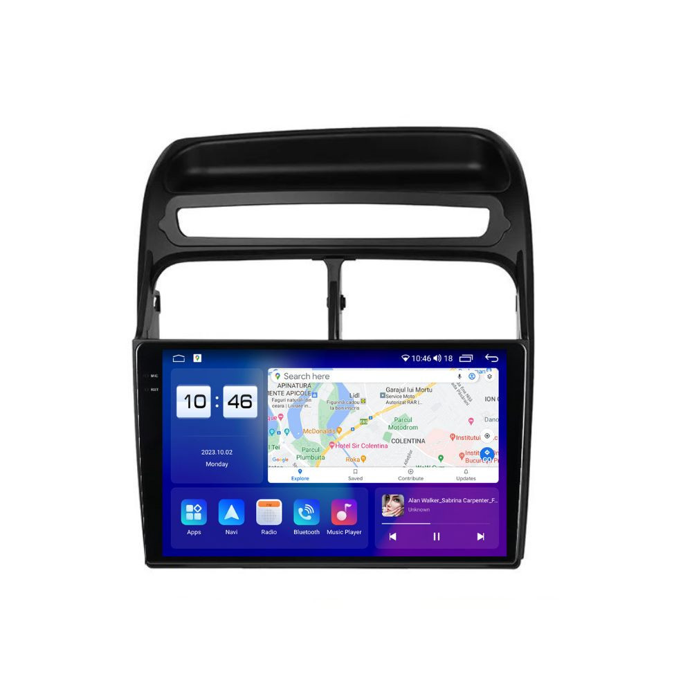 Navigatie dedicata cu Android Fiat Linea 2006 - 2012, 8GB RAM, Radio GPS Dual Zone, Display 2K QLED 9.5