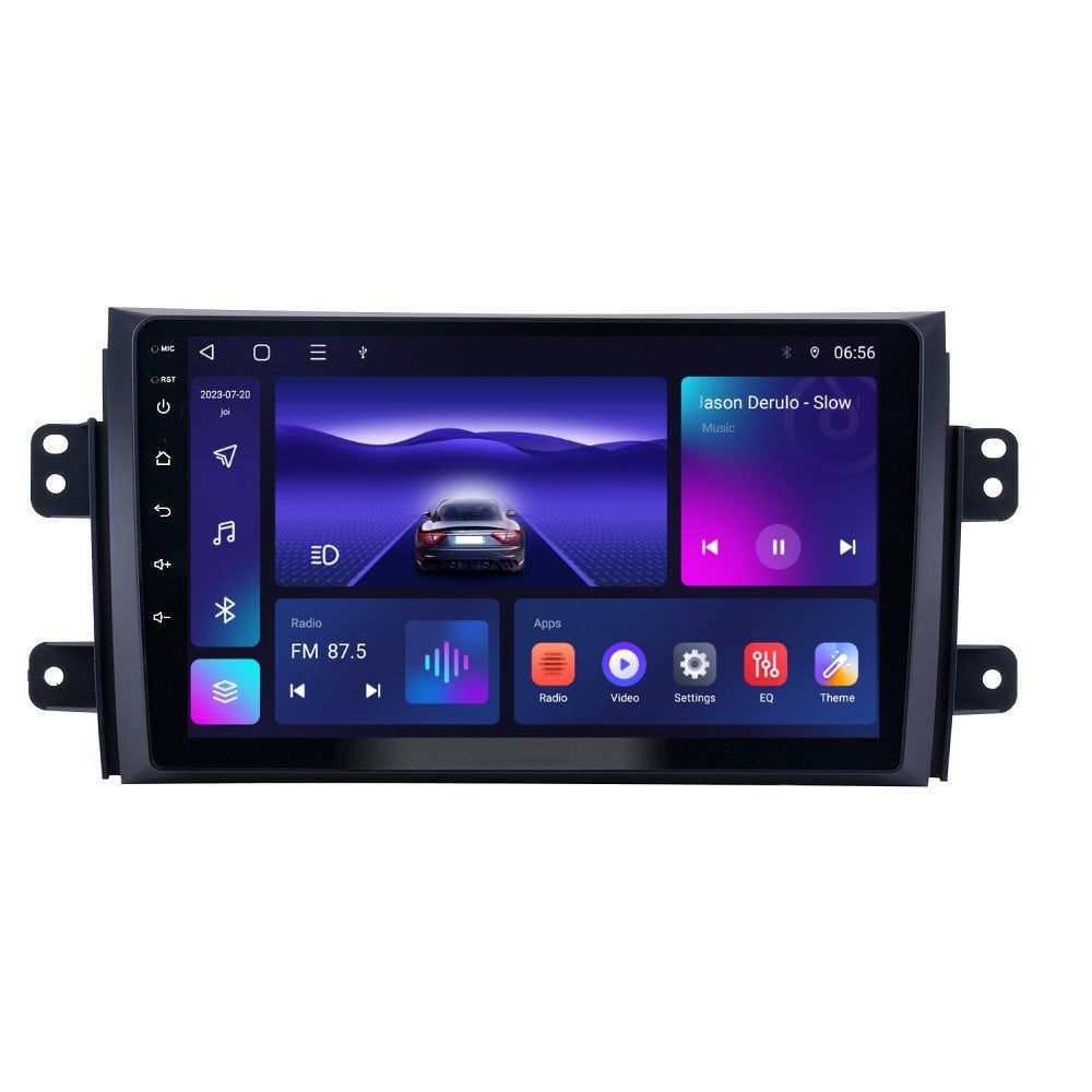 Navigatie dedicata cu Android Fiat Sedici 2006 - 2015, 2GB RAM, Radio GPS Dual Zone, Display HD QLED 9