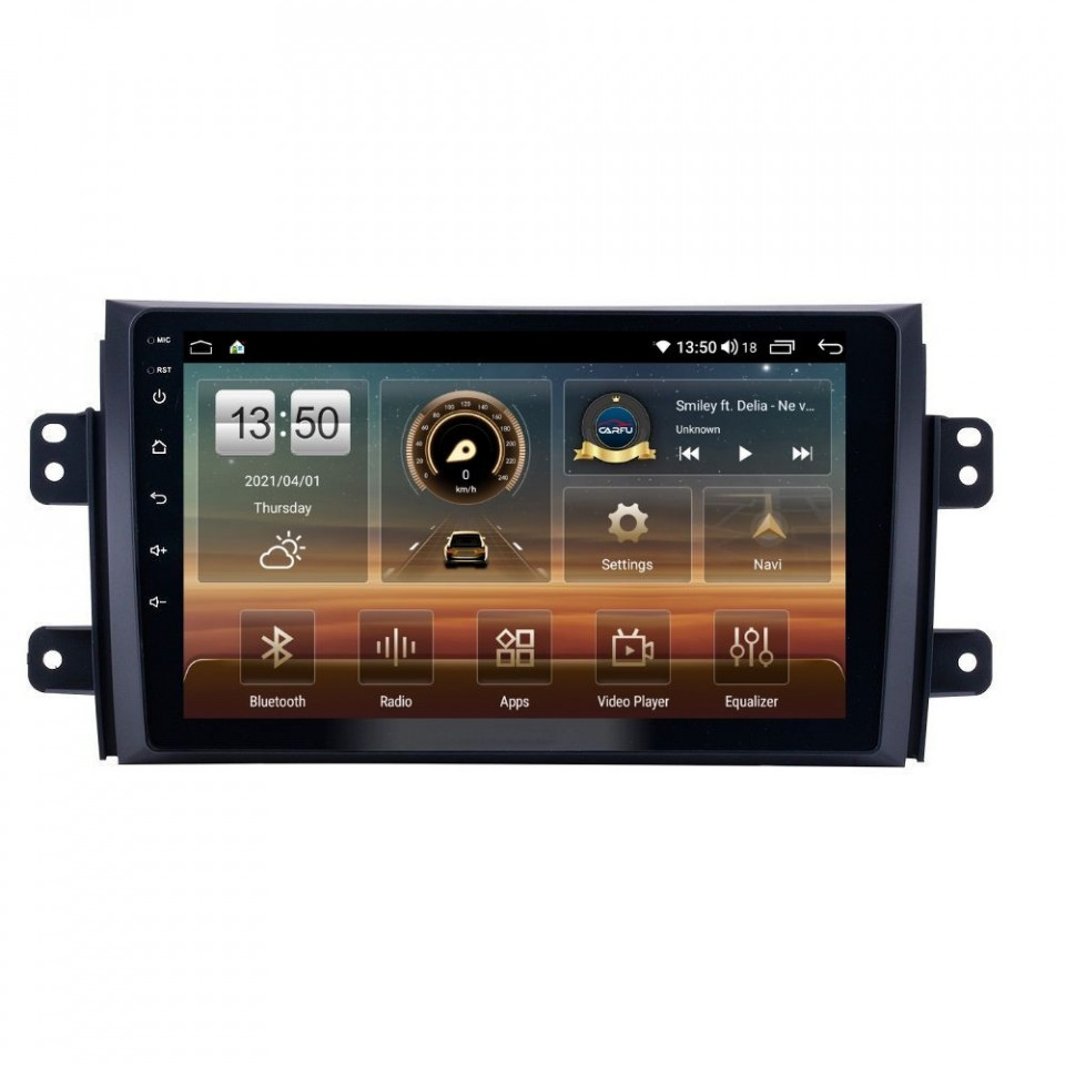 Navigatie dedicata cu Android Fiat Sedici 2006 - 2015, 6GB RAM, Radio GPS Dual Zone, Display HD QLED 9