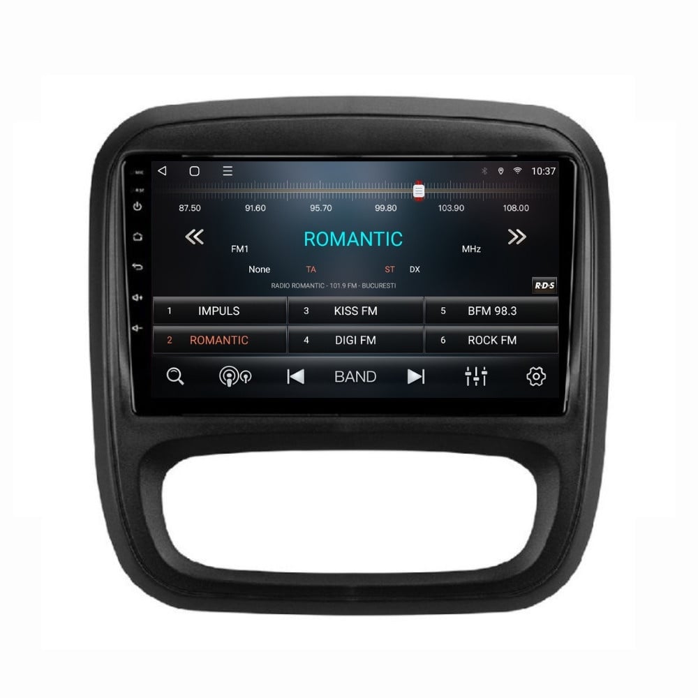 Navigatie dedicata cu Android Fiat Talento dupa 2016, 2GB RAM, Radio GPS Dual Zone, Display HD QLED 9