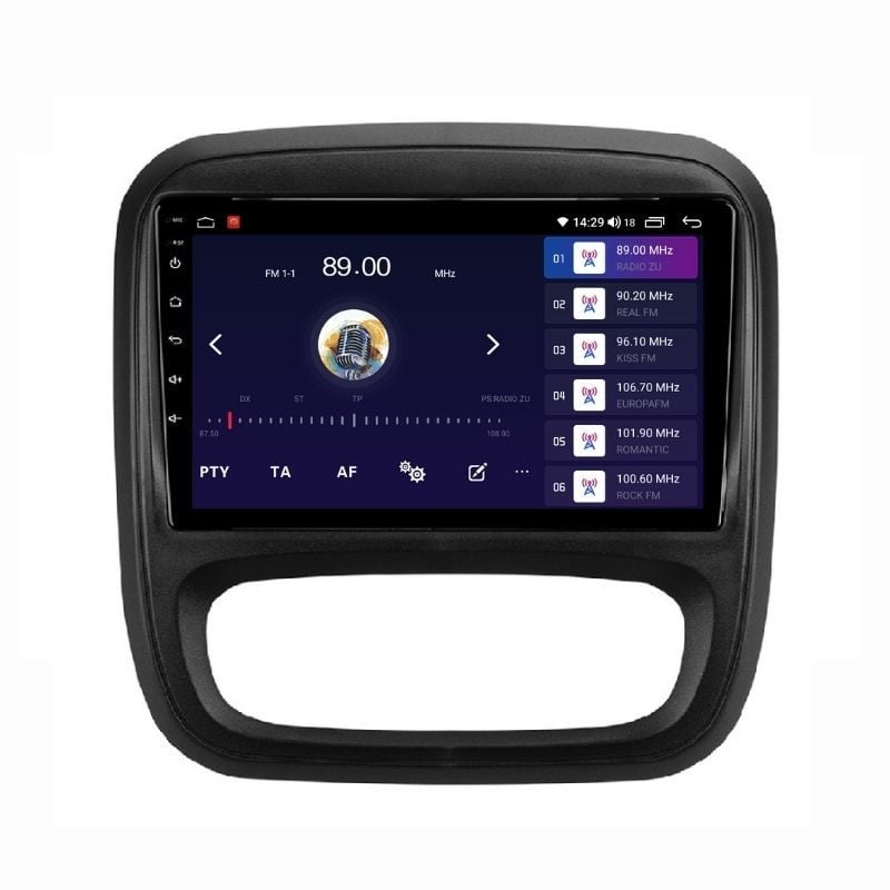 Navigatie dedicata cu Android Fiat Talento dupa 2016, 6GB RAM, Radio GPS Dual Zone, Display HD QLED 9