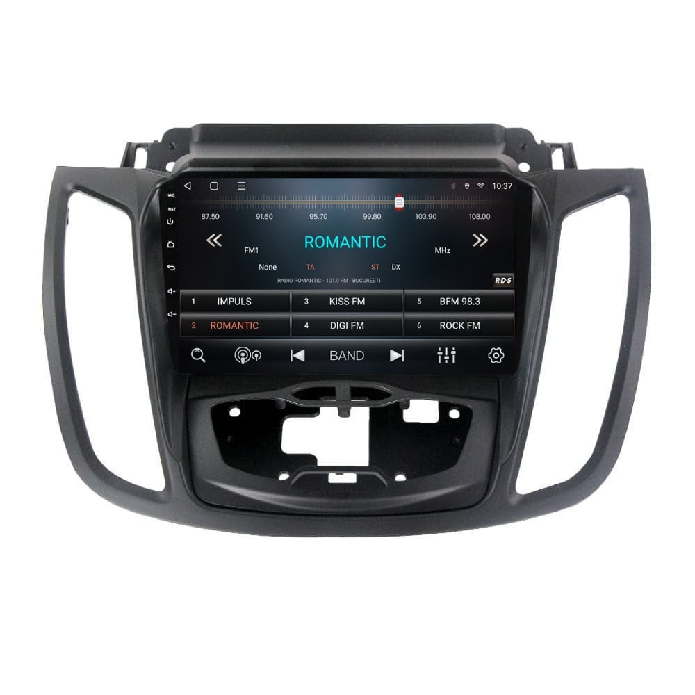 Navigatie dedicata cu Android Ford C-Max II / Grand C-Max 2010 - 2019 cu navigatie originala, 3GB RAM, Radio GPS Dual Zone, Display HD QLED 9