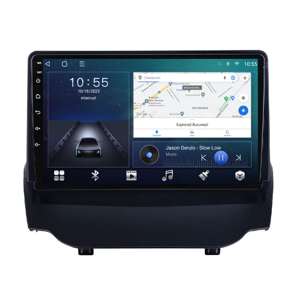 Navigatie dedicata cu Android Ford Ecosport 2012 - 2018, 2GB RAM, Radio GPS Dual Zone, Display HD QLED 9