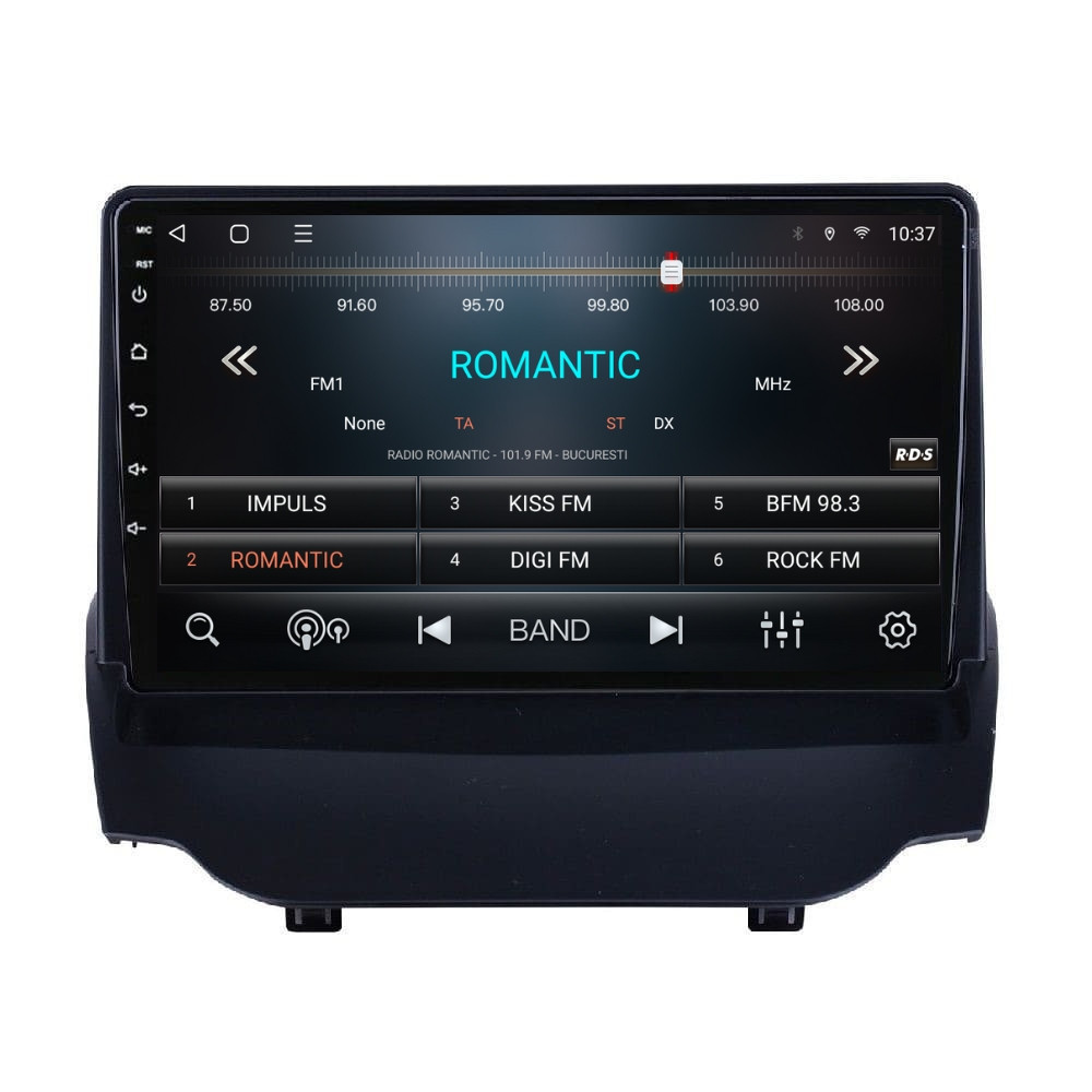 Navigatie dedicata cu Android Ford Ecosport 2012 - 2018, 2GB RAM, Radio GPS Dual Zone, Display HD QLED 9