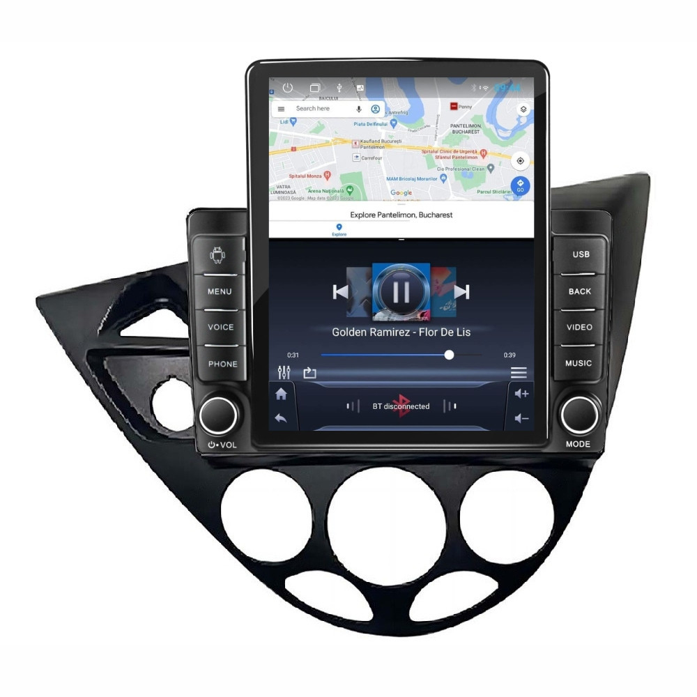 Navigatie dedicata cu Android Ford Focus I 1998 - 2005, 2GB RAM, Radio GPS Dual Zone, Touchscreen IPS 9.7