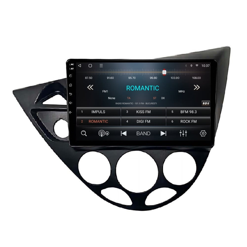 Navigatie dedicata cu Android Ford Focus I 1998 - 2005, 3GB RAM, Radio GPS Dual Zone, Display HD QLED 9