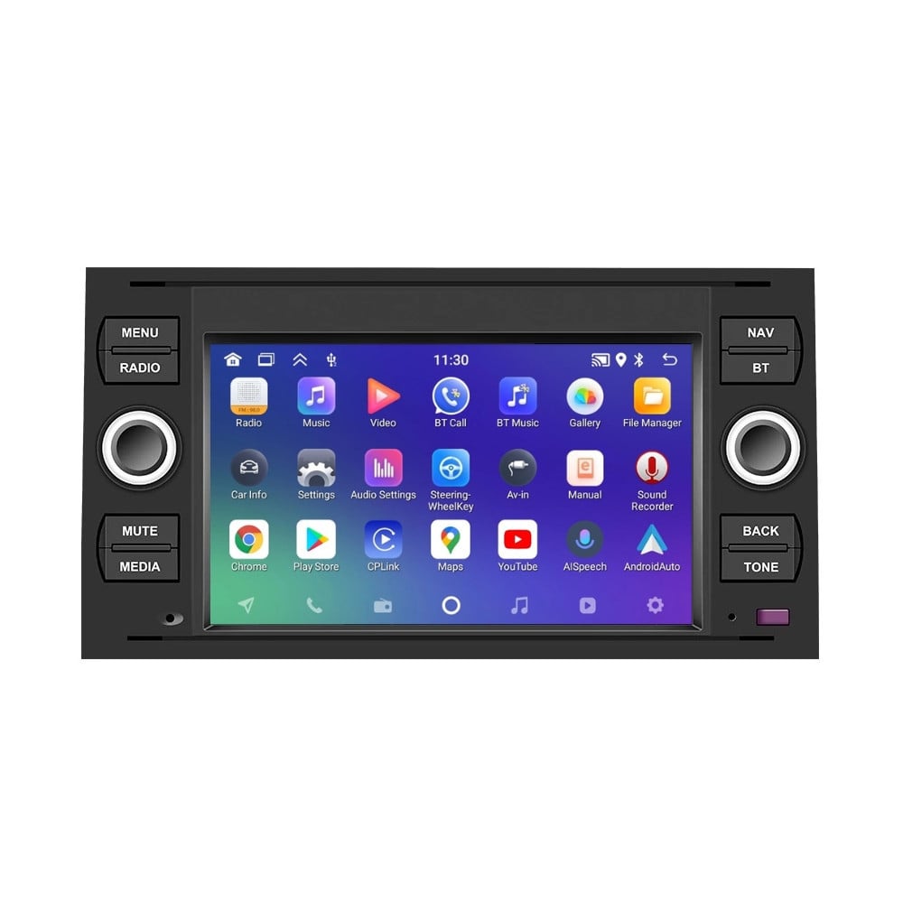 Navigatie dedicata cu Android Ford Focus II 2004 - 2007, negru, 2GB RAM, Radio GPS Dual Zone, Display HD IPS 7