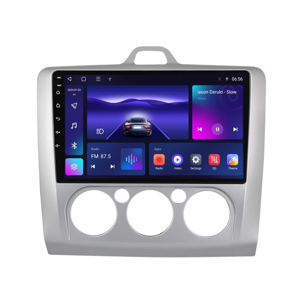 Navigatie dedicata cu Android Ford Focus II 2004 - 2011, clima manuala, 2GB RAM, Radio GPS Dual Zone, Display HD QLED 9