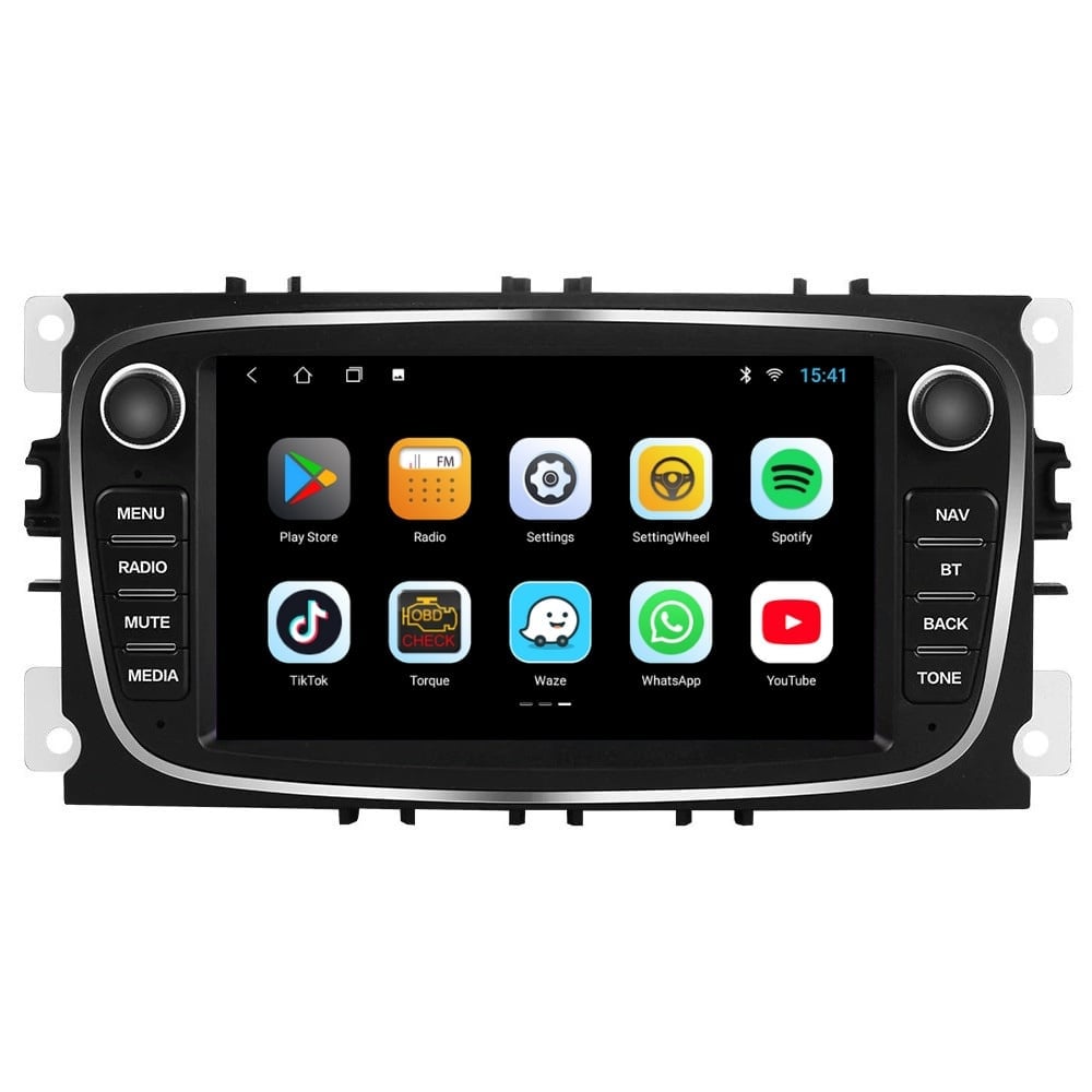 Navigatie dedicata cu Android Ford Galaxy 2008 - 2015, negru, 2GB RAM, Radio GPS Dual Zone, Display HD 7