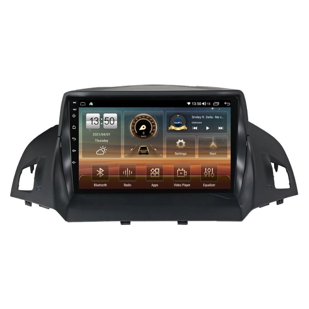 Navigatie dedicata cu Android Ford Kuga II 2012 - 2019, 4GB RAM, Radio GPS Dual Zone, Display HD QLED 9