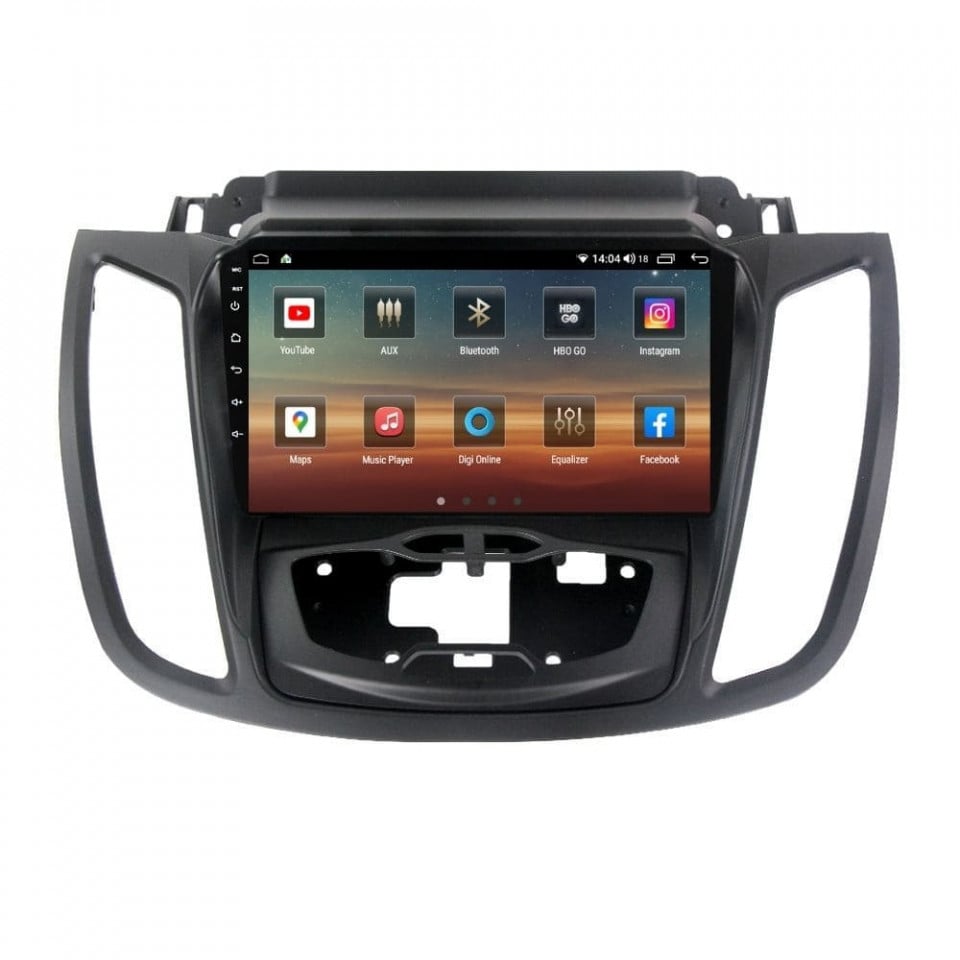 Navigatie dedicata cu Android Ford Kuga II 2012 - 2019 cu navigatie originala, 8GB RAM, Radio GPS Dual Zone, Display HD QLED 9