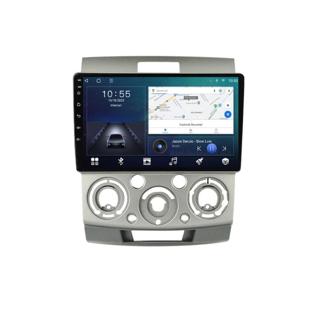 Navigatie dedicata cu Android Ford Ranger 2005 - 2011, 3GB RAM, Radio GPS Dual Zone, Display HD QLED 9