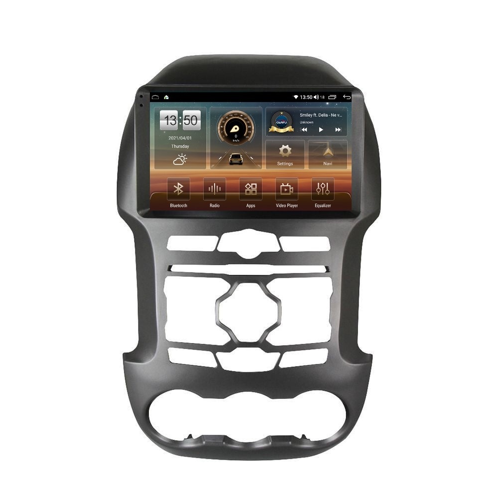 Navigatie dedicata cu Android Ford Ranger 2011 - 2015, 4GB RAM, Radio GPS Dual Zone, Display HD QLED 9