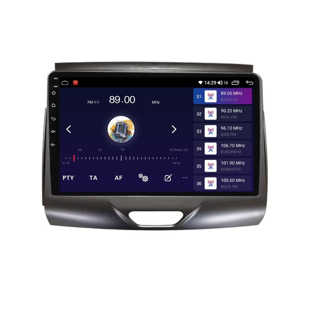 Navigatie dedicata cu Android Ford Ranger dupa 2015 cu navigatie originala, 2GB RAM, Radio GPS Dual Zone, Display HD QLED 9