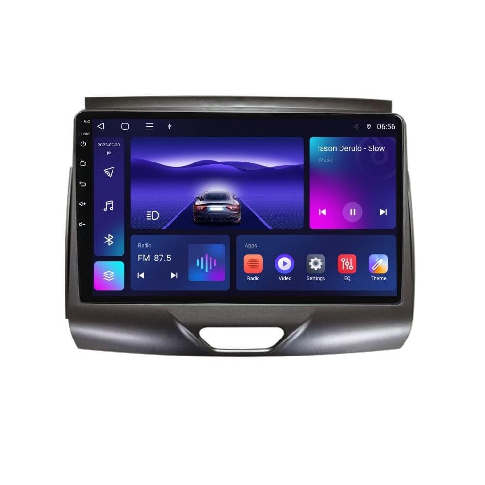 Navigatie dedicata cu Android Ford Ranger dupa 2015 cu navigatie originala, 3GB RAM, Radio GPS Dual Zone, Display HD QLED 9