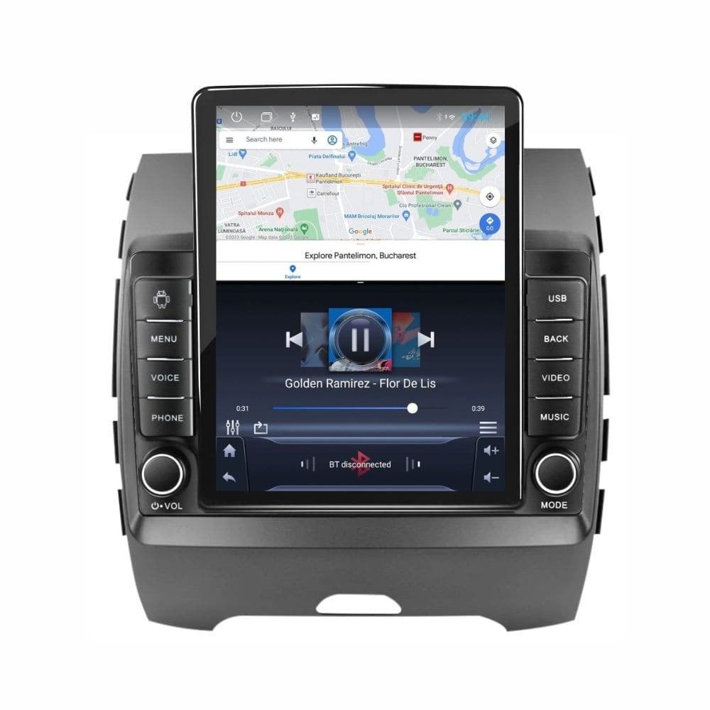 Navigatie dedicata cu Android Ford S-Max 2015 - 2023, 2GB RAM, Radio GPS Dual Zone, Touchscreen IPS 9.7